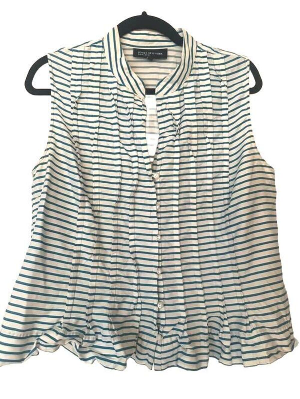 Jones New York Striped Blouse XL - workwear / summer